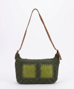 Bohemian Crochet Straw Shoulder Bag for Women lvse