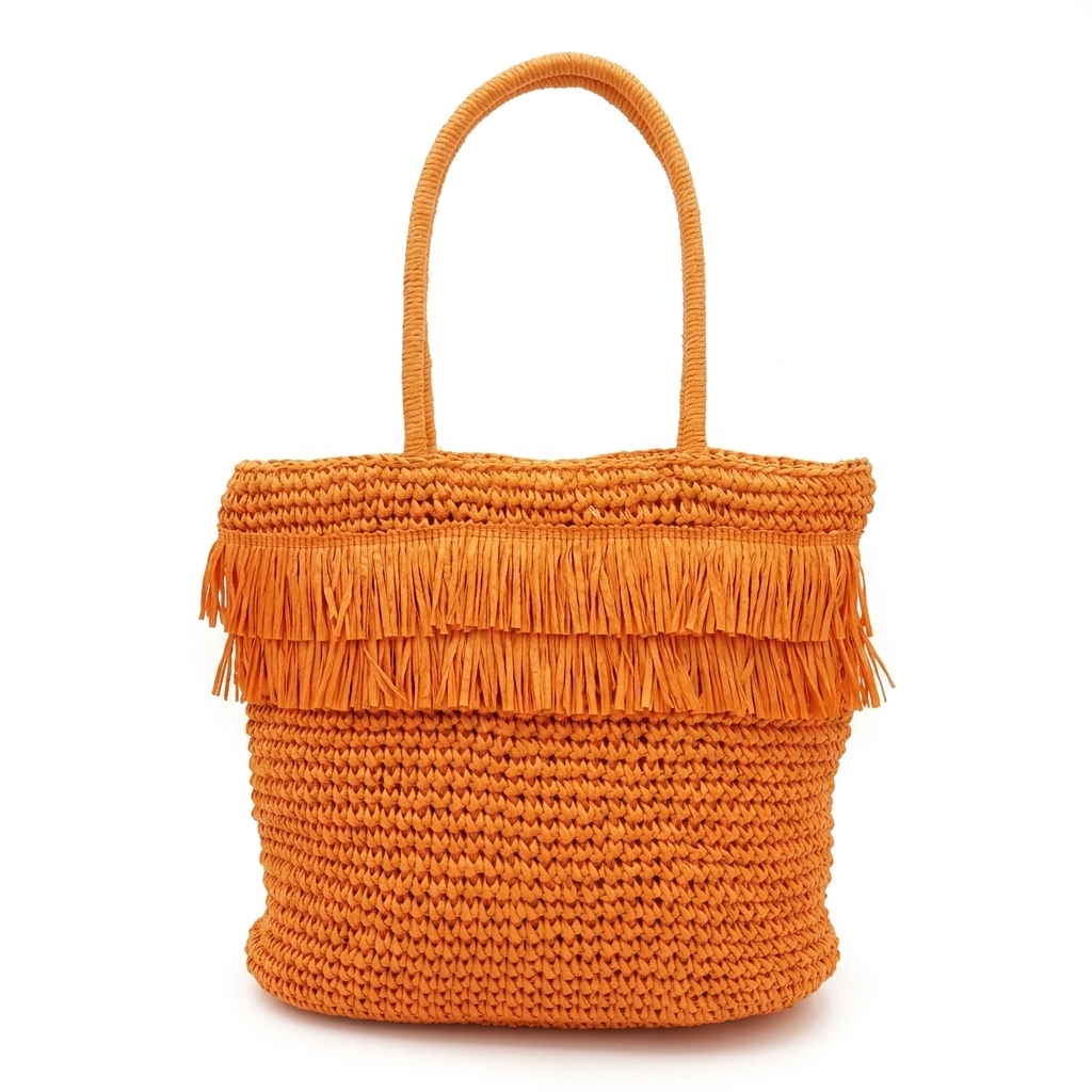 Straw Woven Chain Shoulder Bag for Women, Flap Crossbody Summer Handbag, Multi‑Color