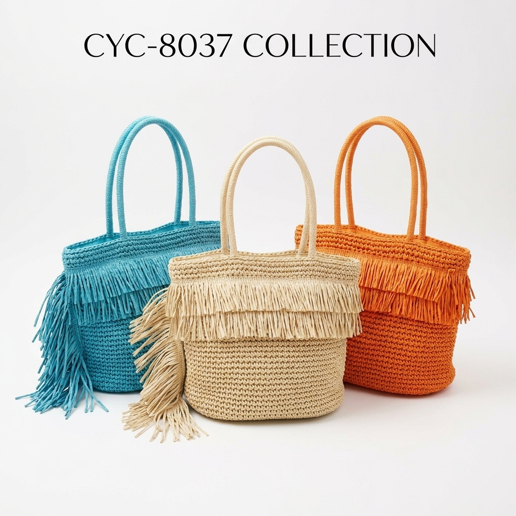 Straw Woven Chain Shoulder Bag for Women, Flap Crossbody Summer Handbag, Multi‑Color Brown - 图片 2