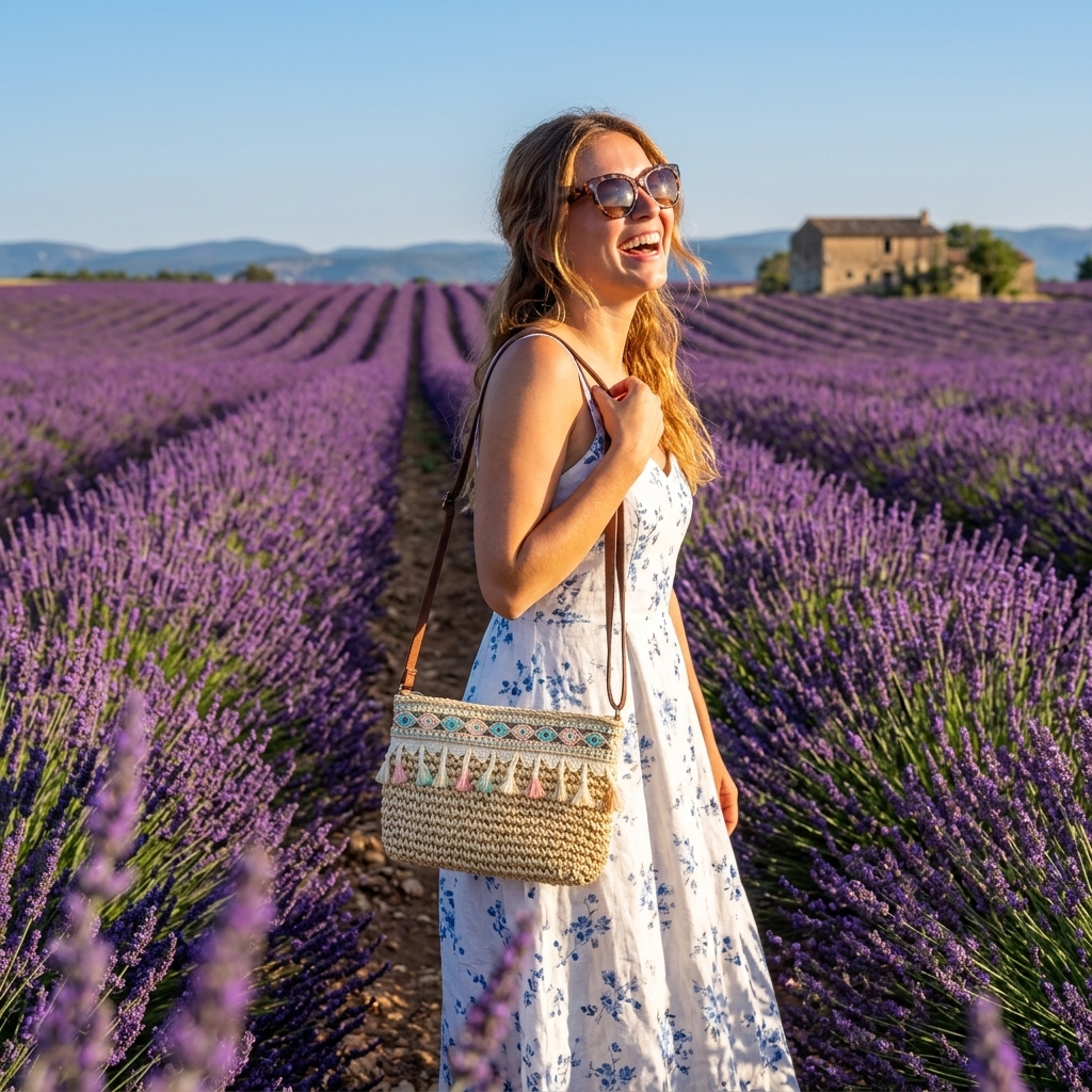 Straw Woven Flap Crossbody Bag for Women, Chain Shoulder Summer Handbag, 3 Colors - 图片 3
